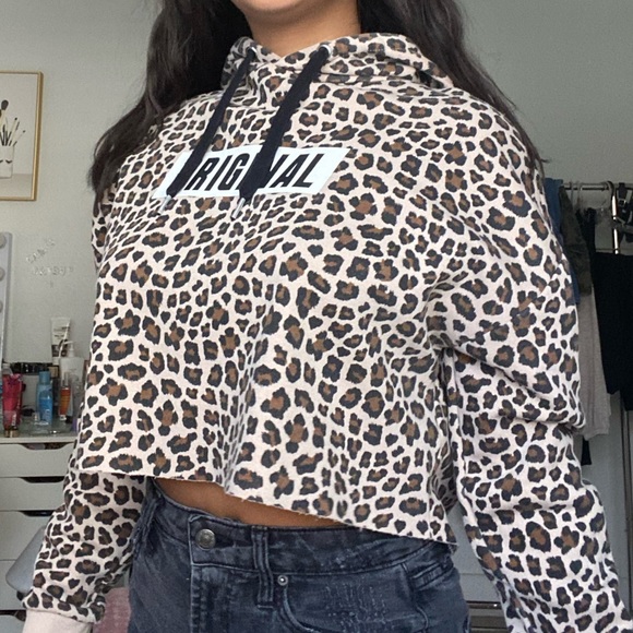 “ORIGINAL “ CHEETAH PRINT HOODIE - Picture 1 of 2